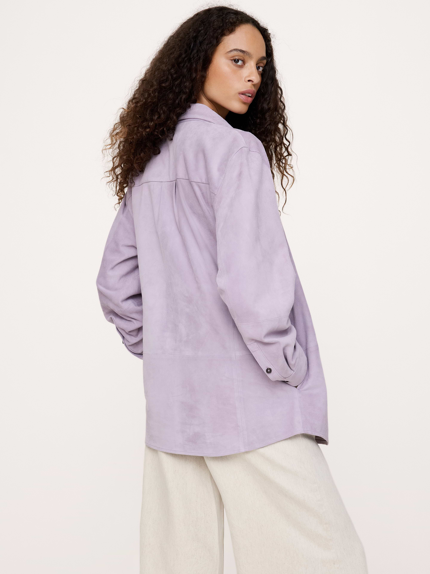 Image number 3 showing, Suede Shirt Jacket