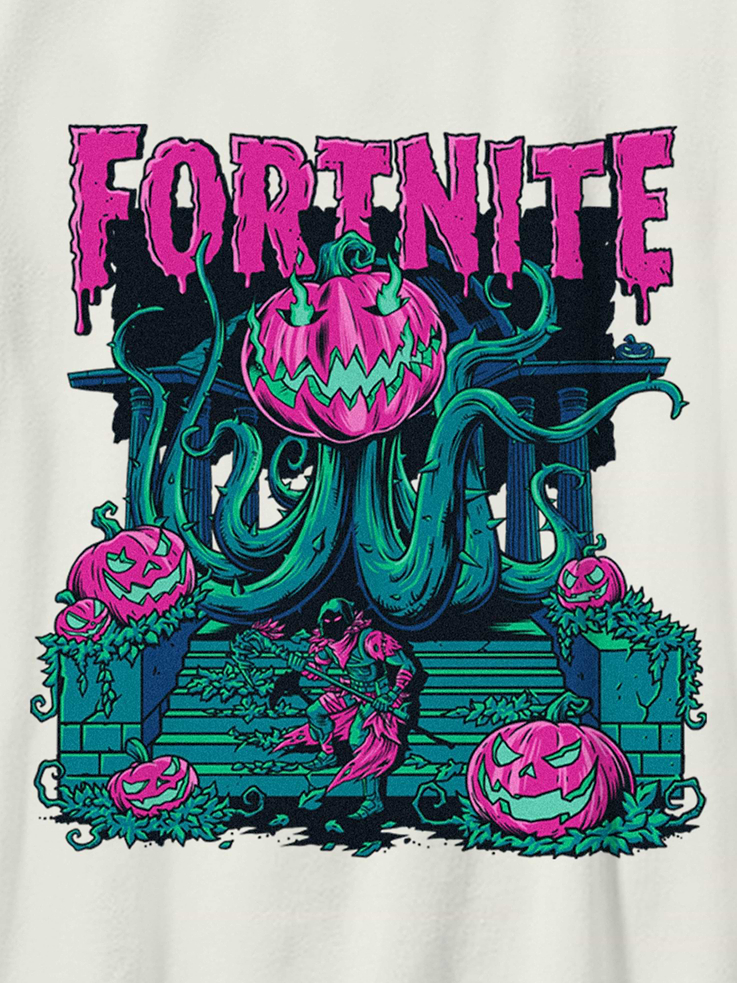 Image number 3 showing, Kids Fortnite Pumpkins Graphic T-Shirt