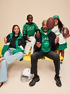 Image number 3 showing, Philadelphia Eagles Oversized Crinkled Hooded Jacket for Boys