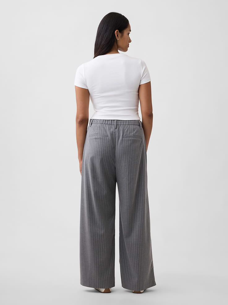 Image number 6 showing, Recycled Wide-Leg Trousers