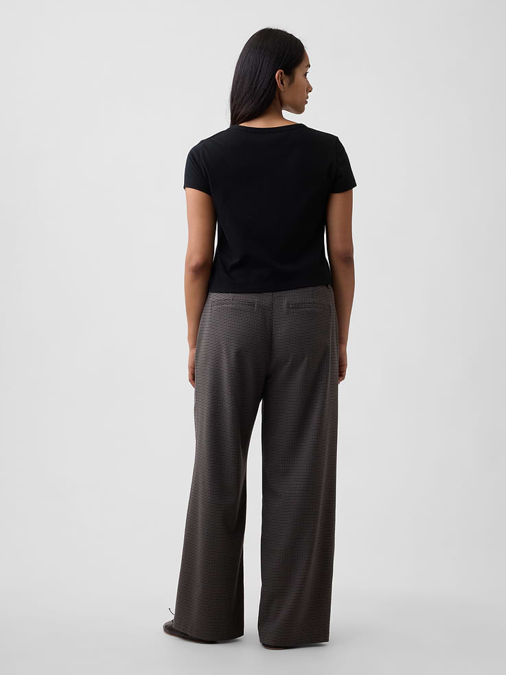 Image number 6 showing, Recycled Wide-Leg Trousers