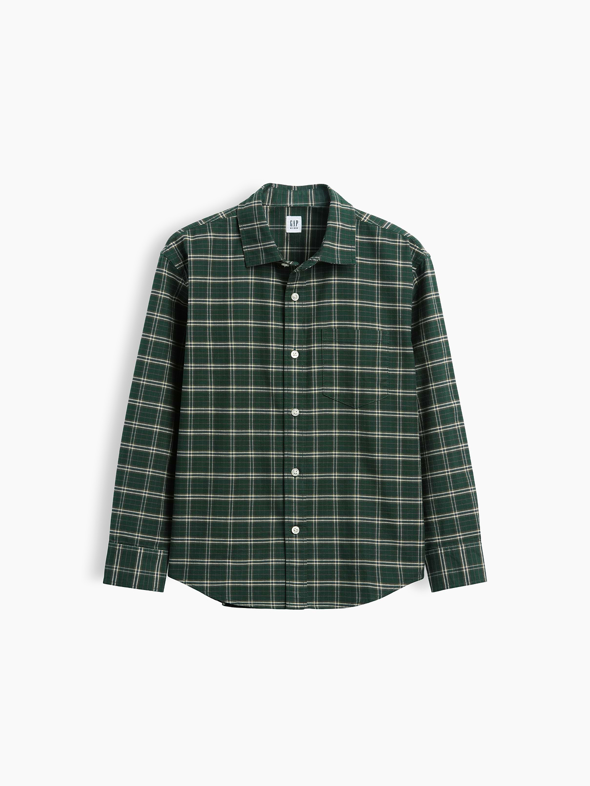 Image 2 of 5, Kids Relaxed Plaid Oxford Shirt