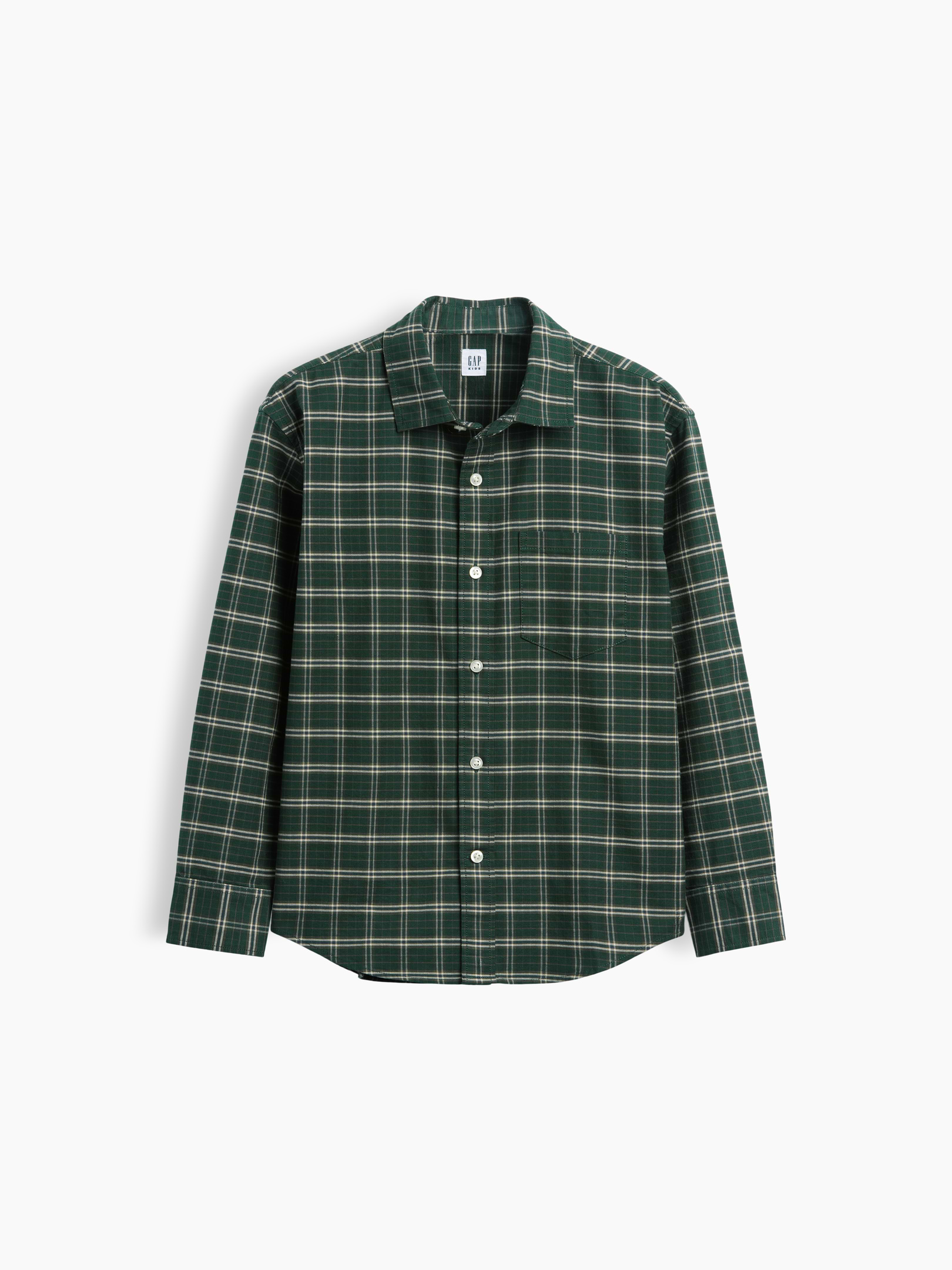 Image 2 of 5, Kids Relaxed Plaid Oxford Shirt