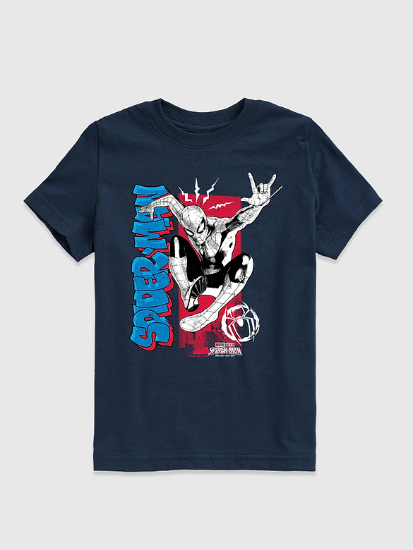 Kids Marvel Spider-Man Web Sense Short Sleeve Graphic T-Shirt