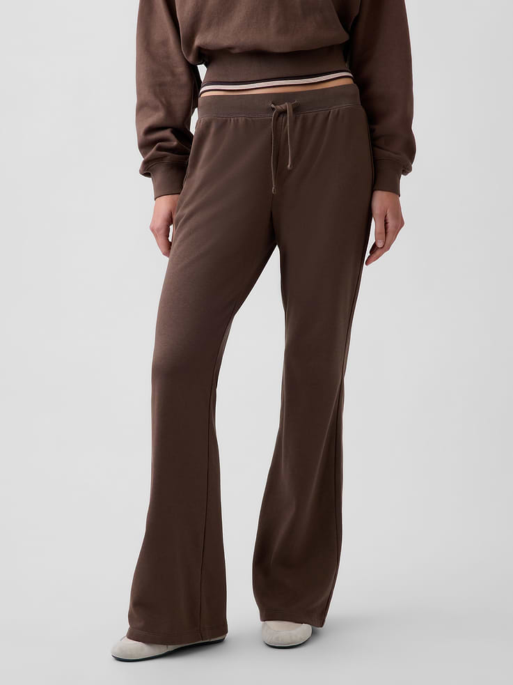 Image number 2 showing, VintageSoft Terry Flare Sweatpants