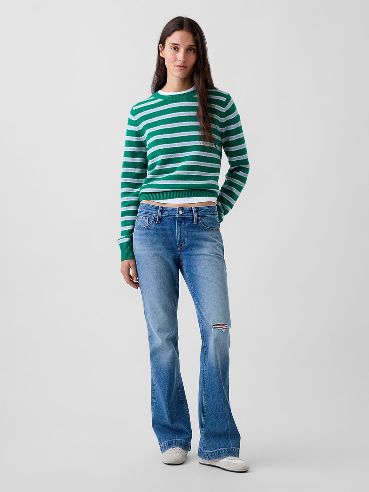 Image 2 of 5, CashSoft Crew Sweater