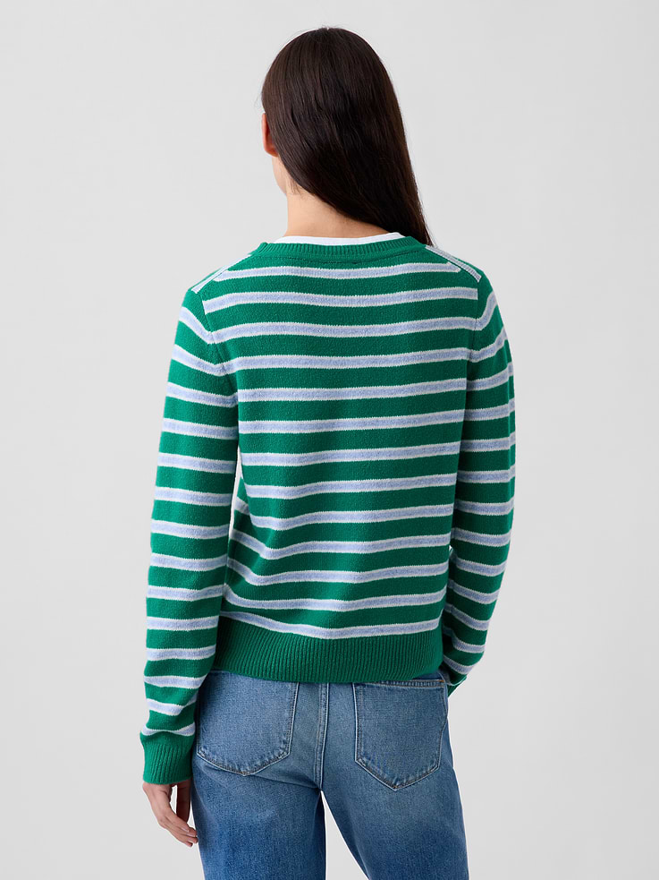Image 3 of 5, CashSoft Crew Sweater