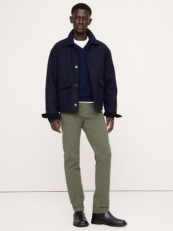 Slim Brushed Traveler Pant