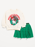 Image 2 of 5, Hello Kitty® Sweatshirt & Tutu Skirt Set for Toddler Girls