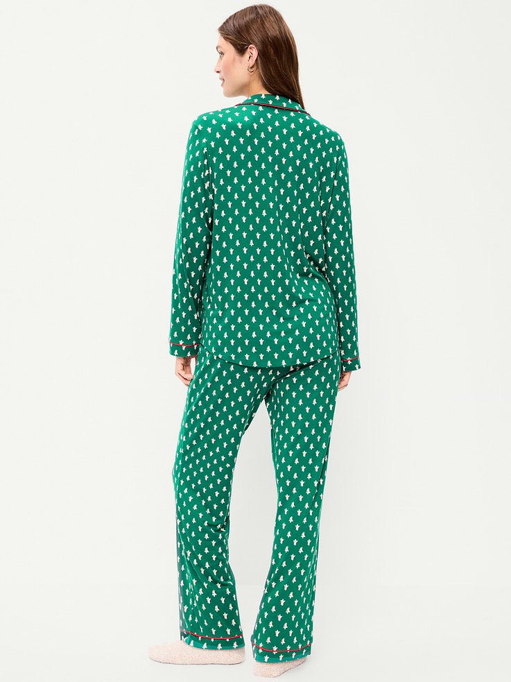 Image 2 of 8, Sunday Sleep Knit Jersey Pant Set