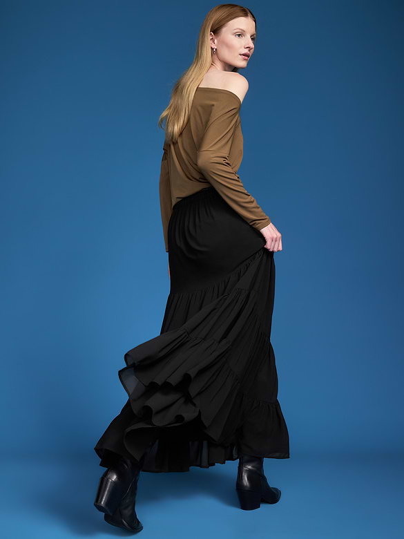 Old Navy x Altuzarra Tiered Swing Maxi Skirt