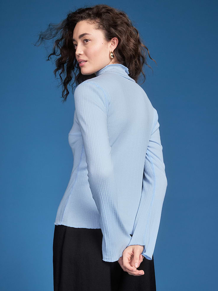 Image 2 de 6, Haut ajusté côtelé à manches longues Old Navy x Altuzarra
