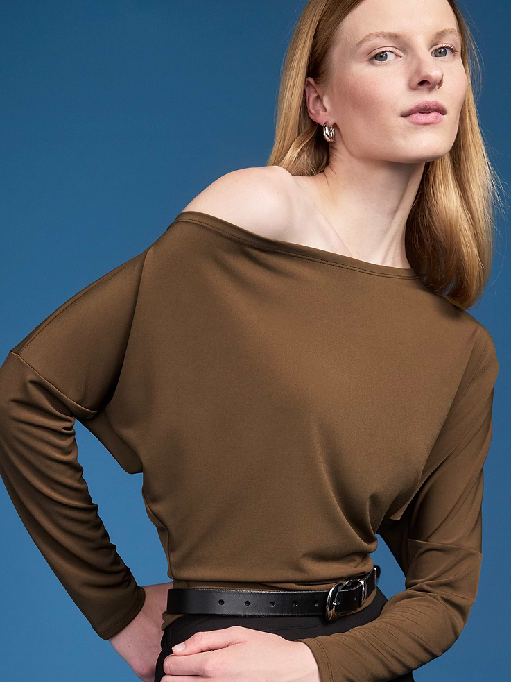 Image 3 of 6, Old Navy x Altuzarra Jersey Off-The-Shoulder Top