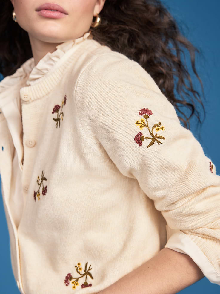 Image 3 of 6, Old Navy x Altuzarra Embroidered Cardigan