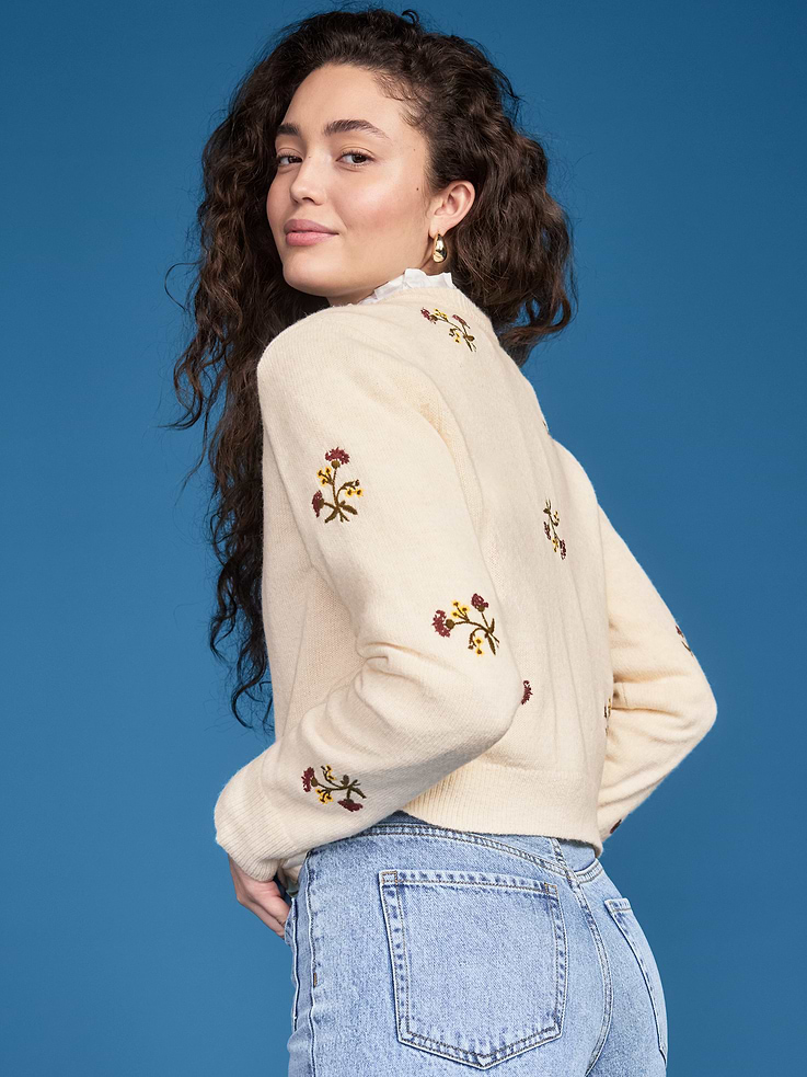 Image 2 of 6, Old Navy x Altuzarra Embroidered Cardigan