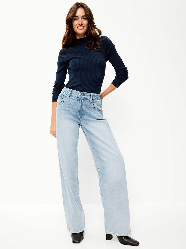 Image 3 of 6, Slim-Fit Ribbed Turtleneck