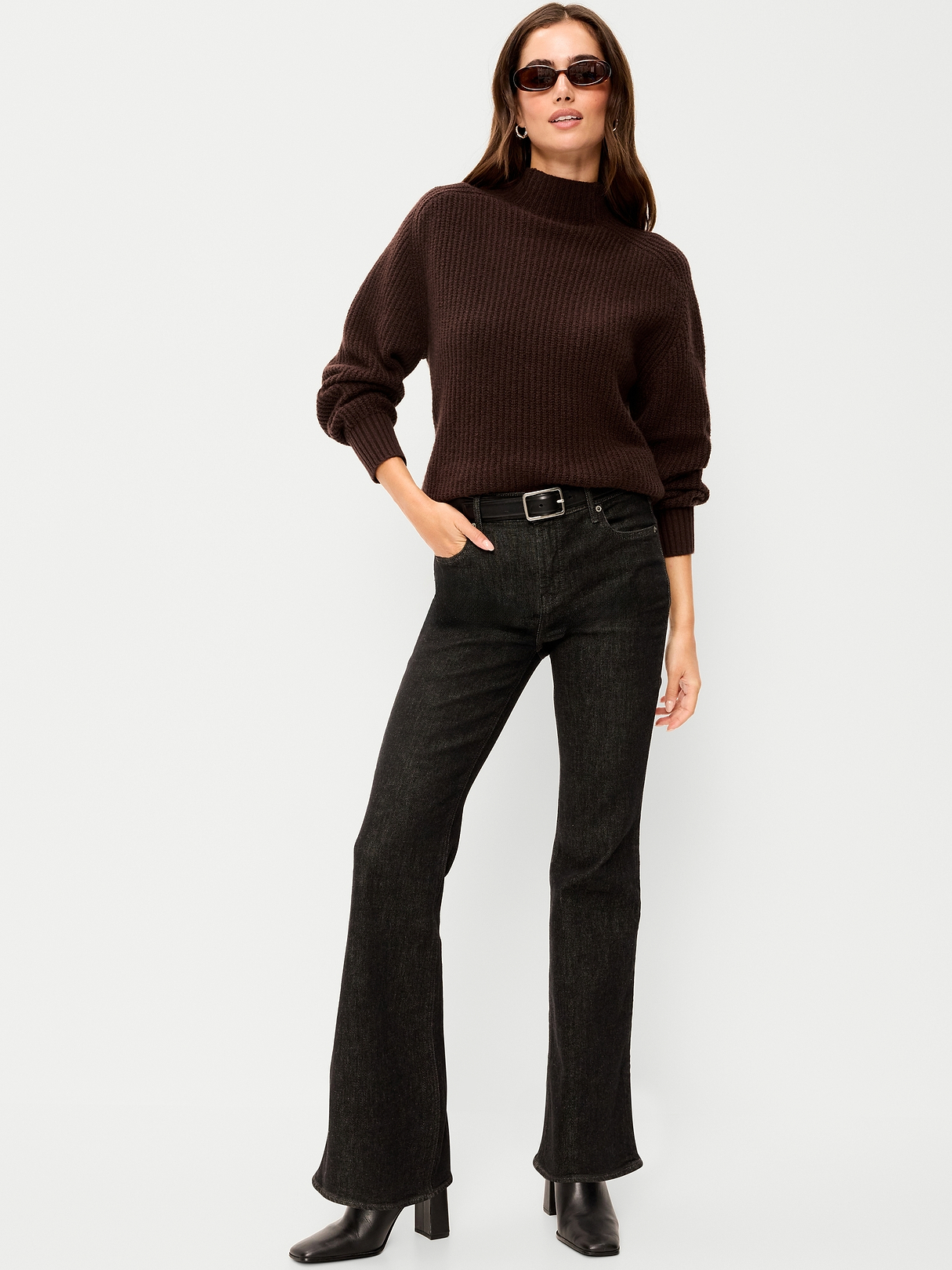 SoSoft Mock-Neck Shaker Sweater | Old Navy