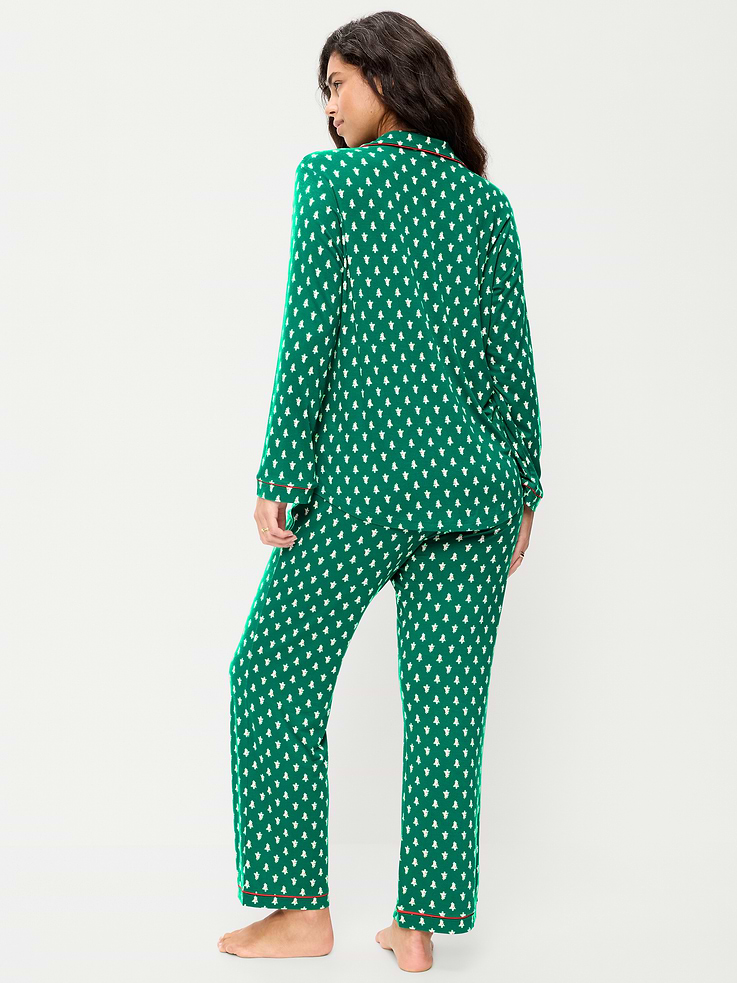 Image 6 of 8, Sunday Sleep Knit Jersey Pant Set