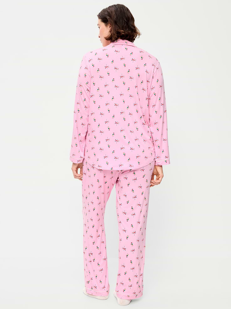 Image 6 of 8, Sunday Sleep Knit Jersey Pant Set