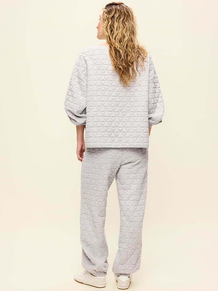Image 3 of 5, Quilted Bounce Fleece Sweatpants