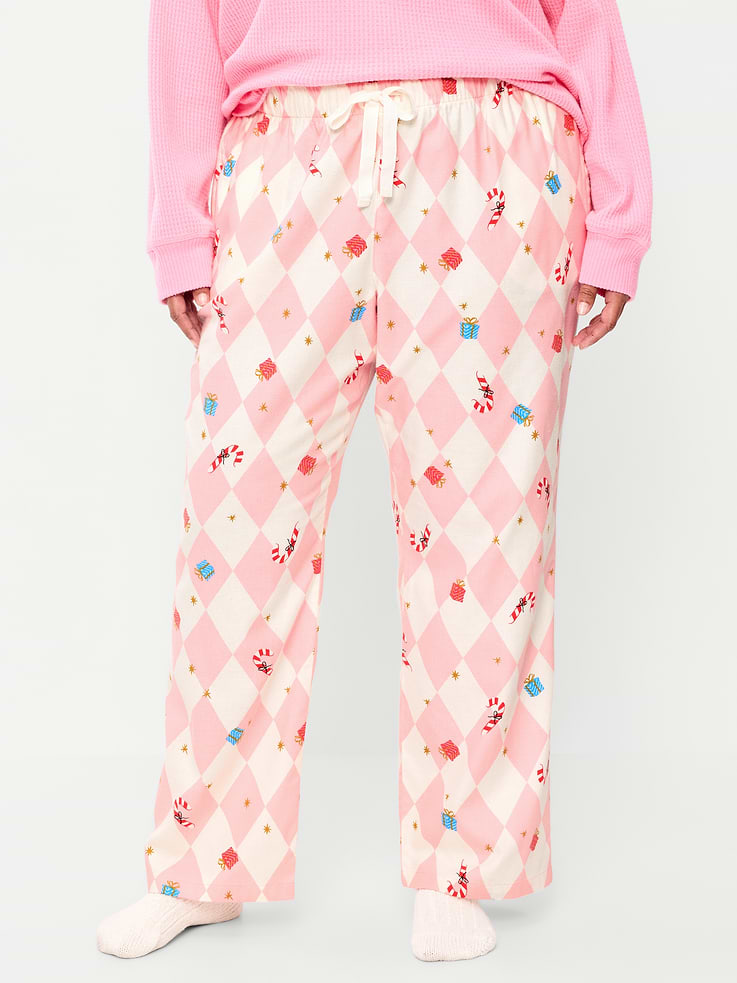 Image 8 of 9, Flannel Pajama Pants for Women