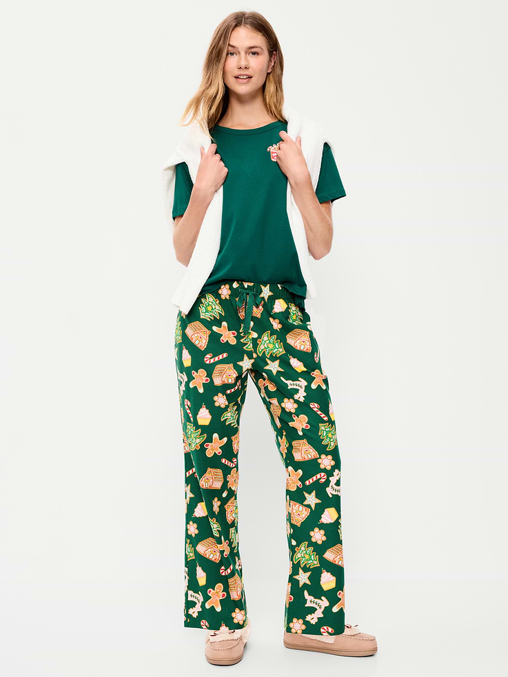 Image 2 of 8, Flannel Pajama Pants for Women