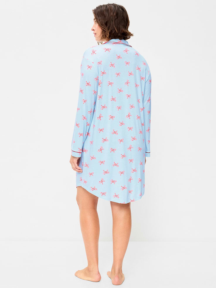 Image 5 of 7, Knit Jersey Sleep Dress