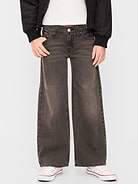 Image number 2 showing, Low-Rise Baggy Wide-Leg Jeans for Girls