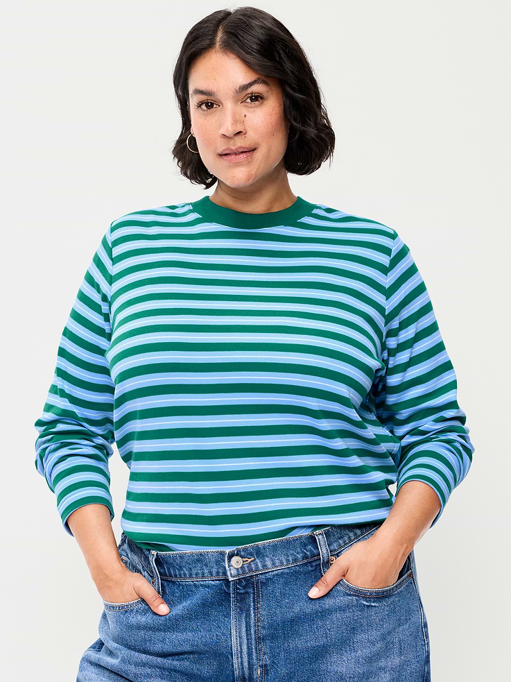 Image 7 de 8, T-shirt en tissu épais à manches longues