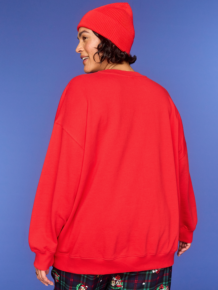 Image 6 of 8, Old Navy x Disney Oversized Graphic Sweatshirt for Women, All-Access Cardmember
