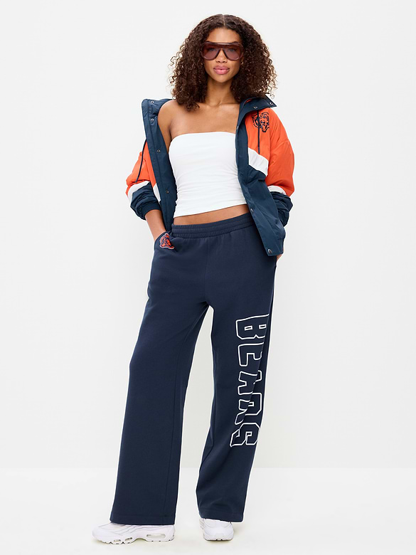 Chicago Bears High-Waisted SoComfy Wide-Leg Sweatpants for Women