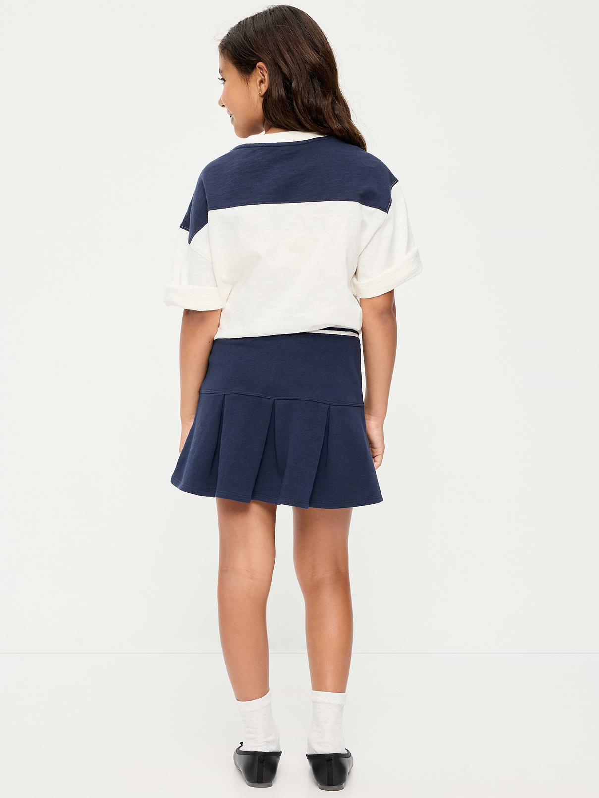 Image number 2 showing, Dallas Cowboys French Terry Pleated Skort for Girls