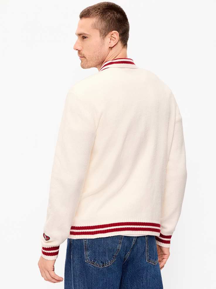 Image 2 of 6, San Francisco 49ers Collared Sweater for Men