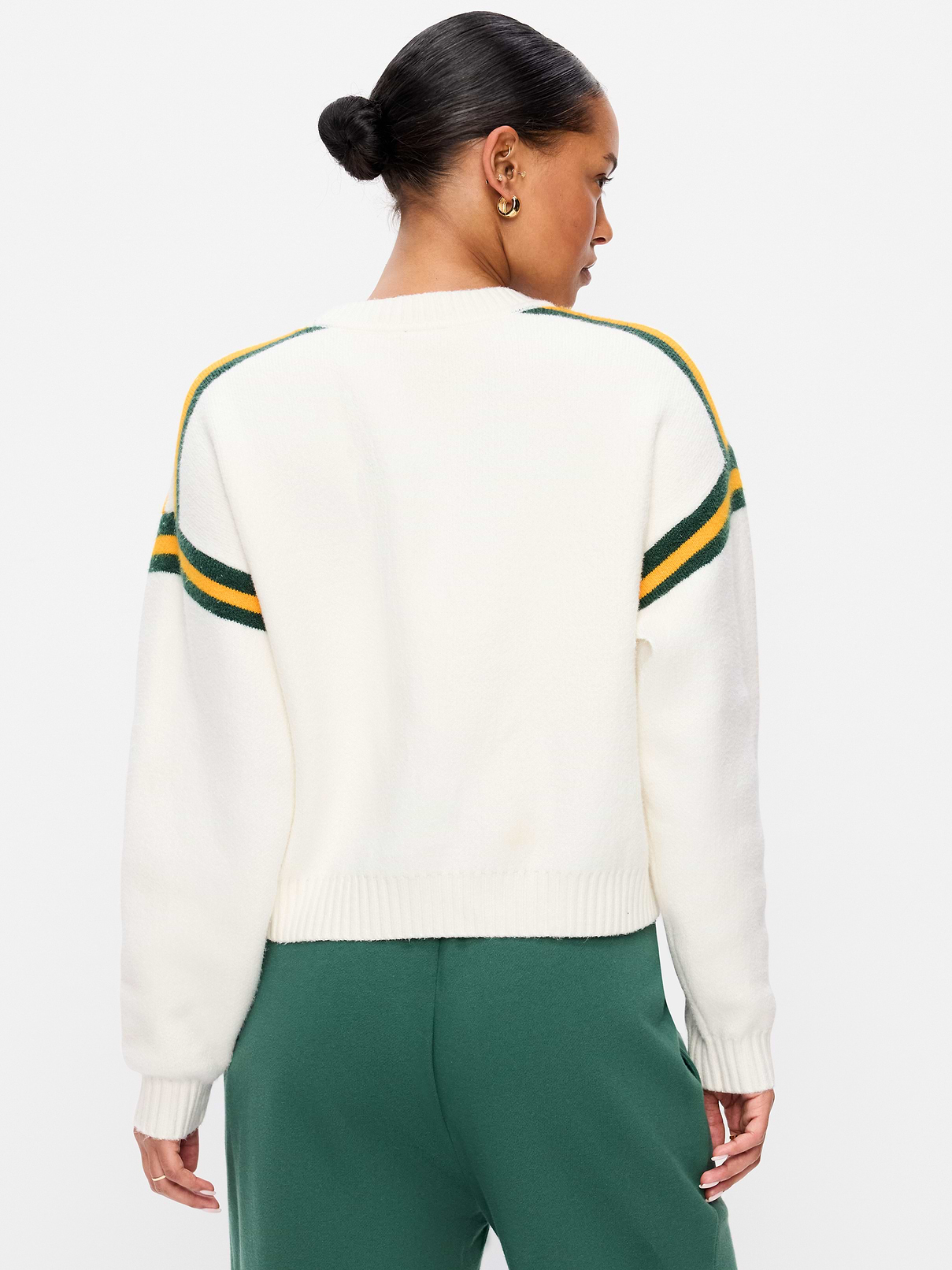 Image number 2 showing, Green Bay Packers Cropped Sweatshirt for Women