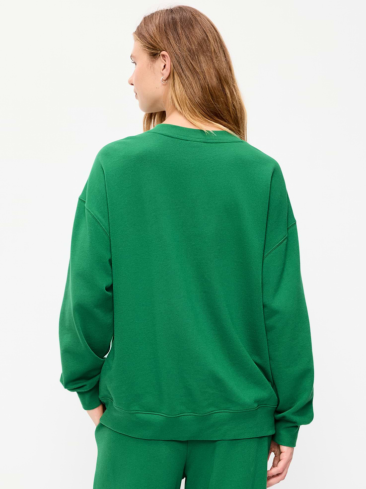 Image 2 of 3, Philadelphia Eagles Oversized Fleece Sweatshirt for Women
