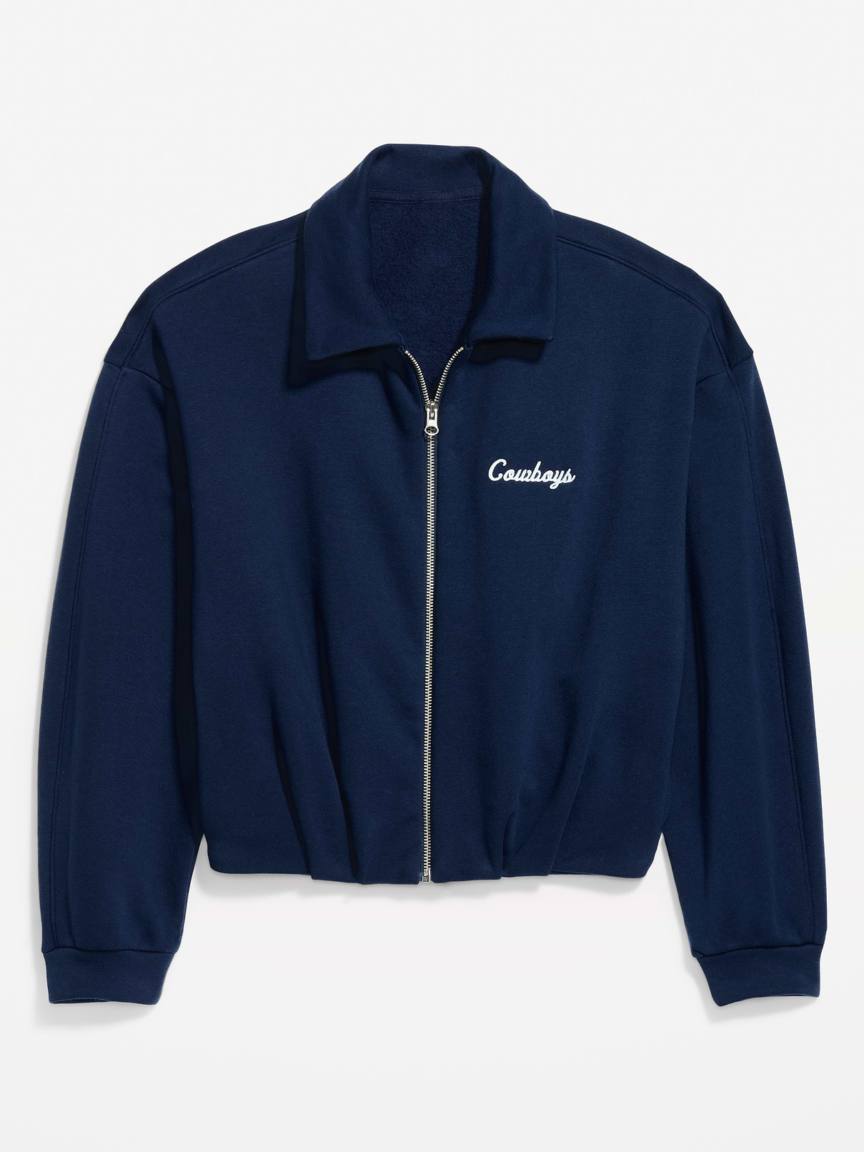 Image number 3 showing, Dallas Cowboys Oversized Fleece Bomber Jacket for Women