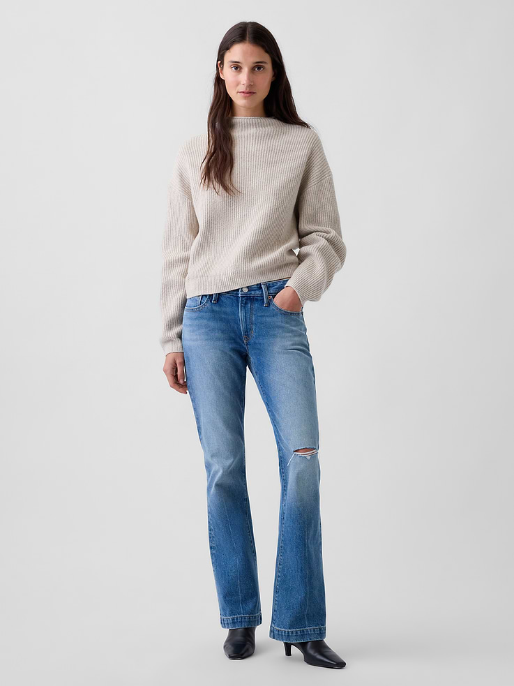 Image number 2 showing, CashSoft Oversized Rollneck Sweater