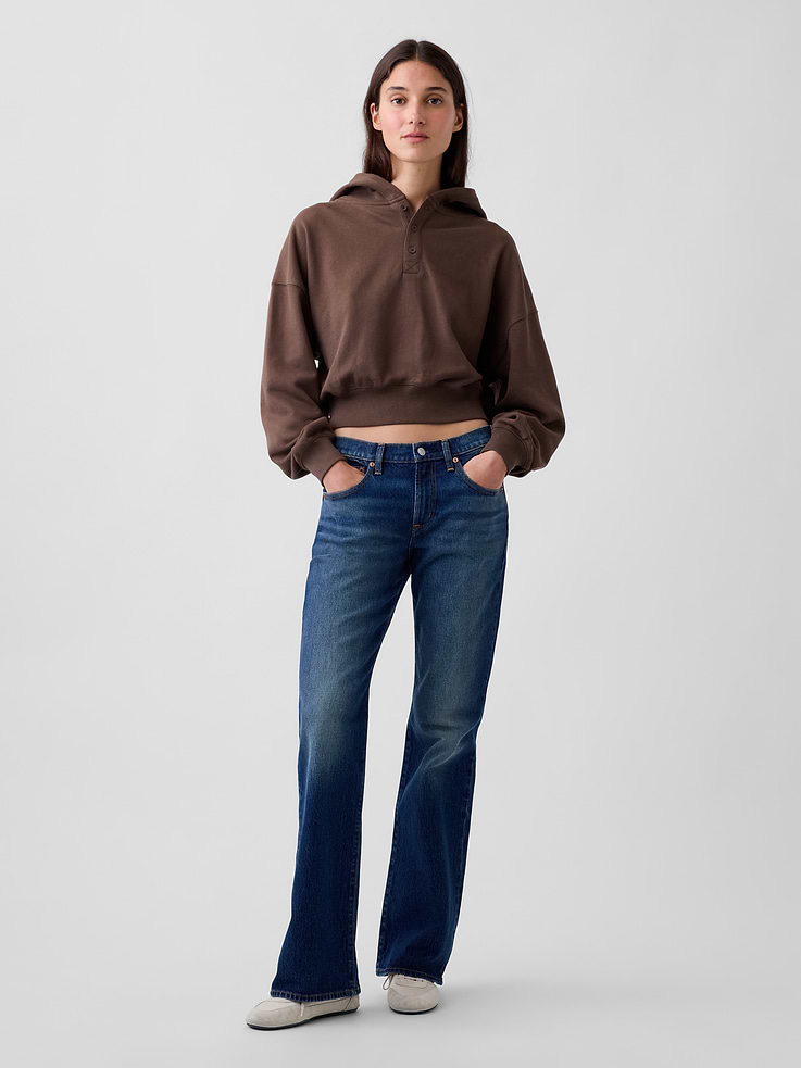 Image number 2 showing, VintageSoft Oversized Henley Hoodie