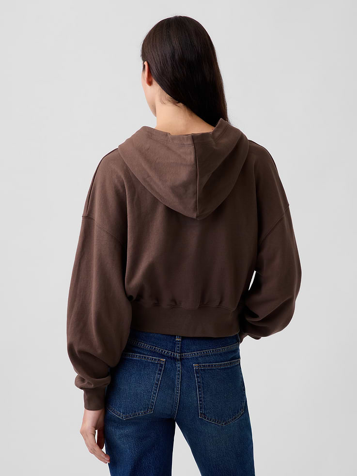 Image number 3 showing, VintageSoft Oversized Henley Hoodie
