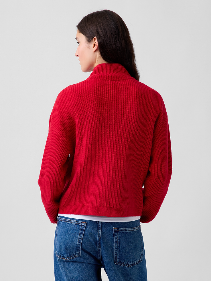 Image 3 of 5, CashSoft Half-Zip Pullover