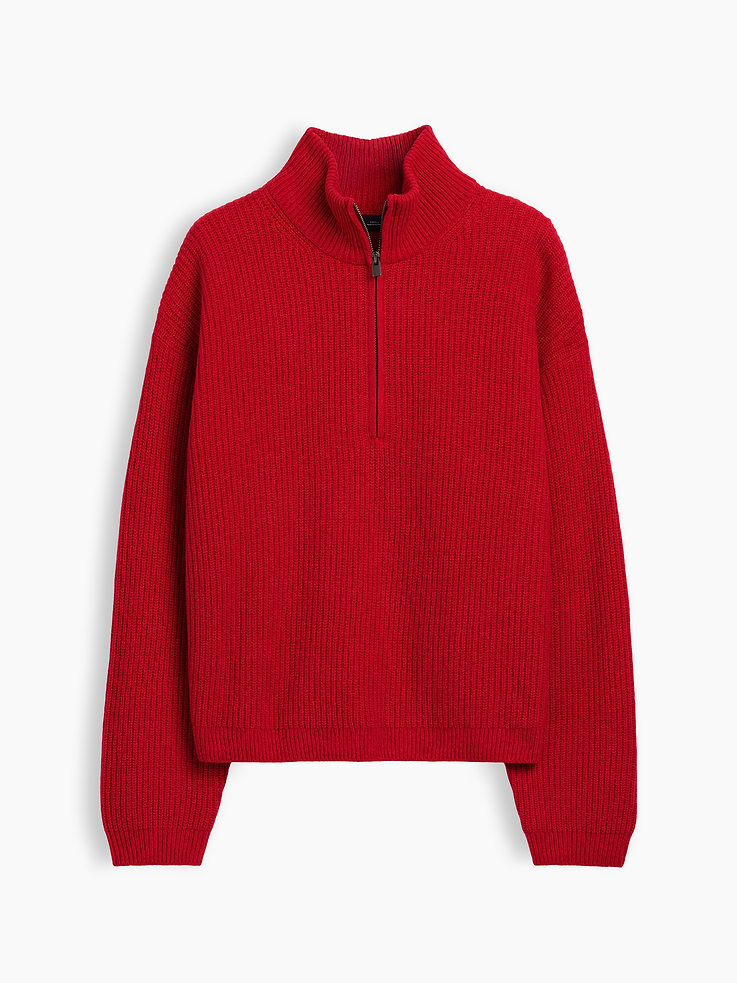 Image 5 of 5, CashSoft Half-Zip Pullover