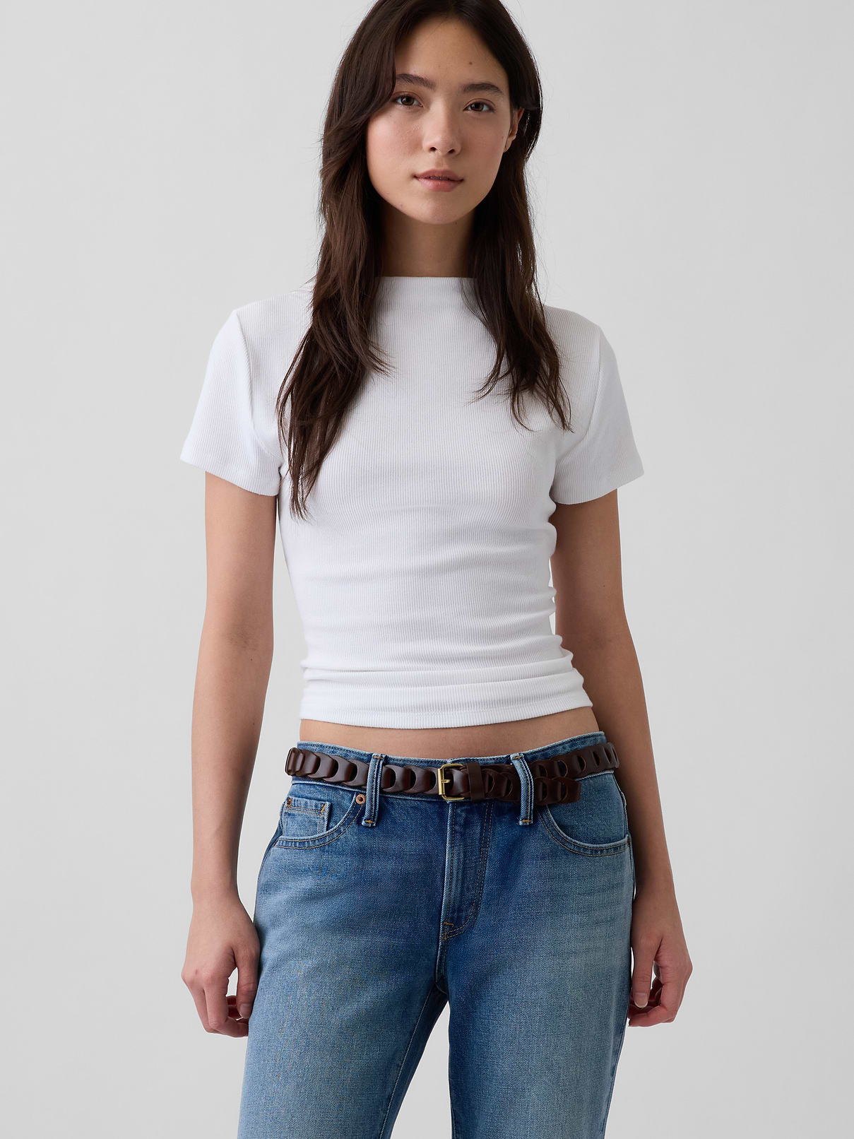 Image number 2 showing, 100% Leather Braided Belt