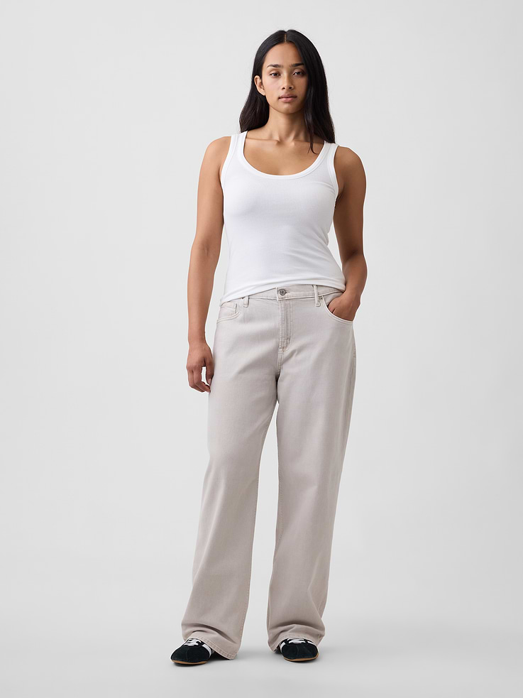 Image 5 of 7, Low Rise '90s Loose Jeans