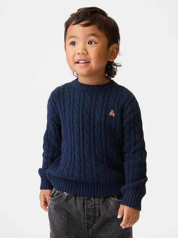 Baby & Toddler CashSoft Cable-Knit Sweater