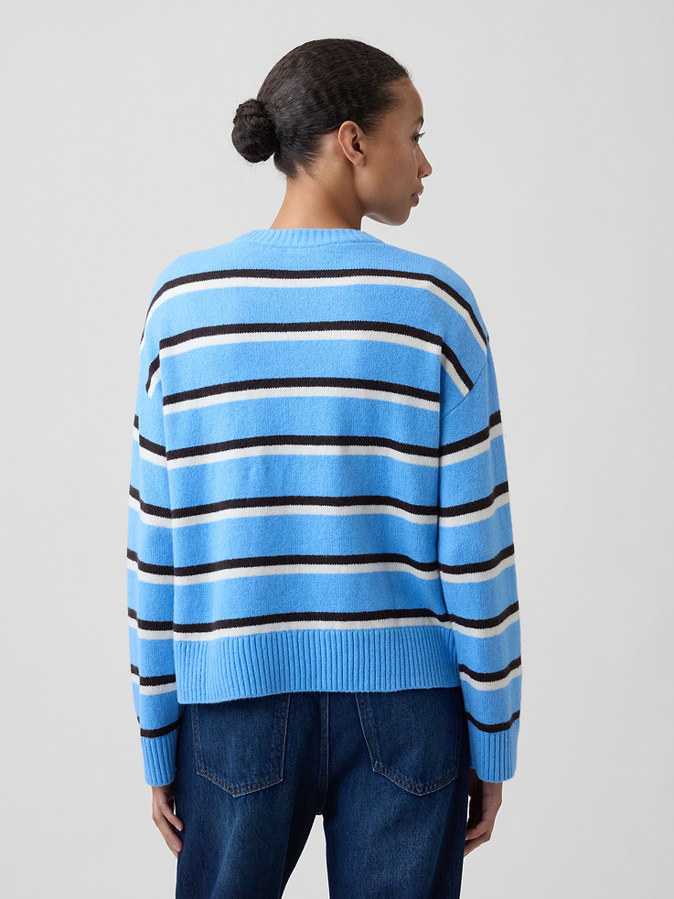 Image 2 of 5, Cashsoft Relaxed Crewneck Sweater