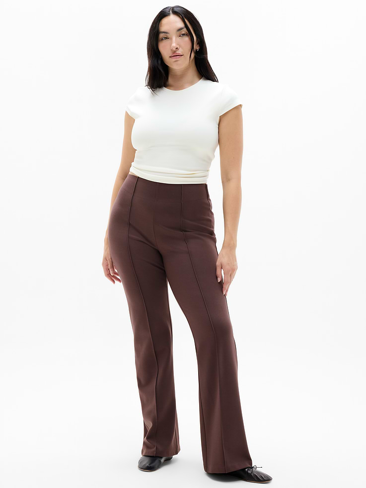 Image 5 of 6, Sport Ponte Flare Pant