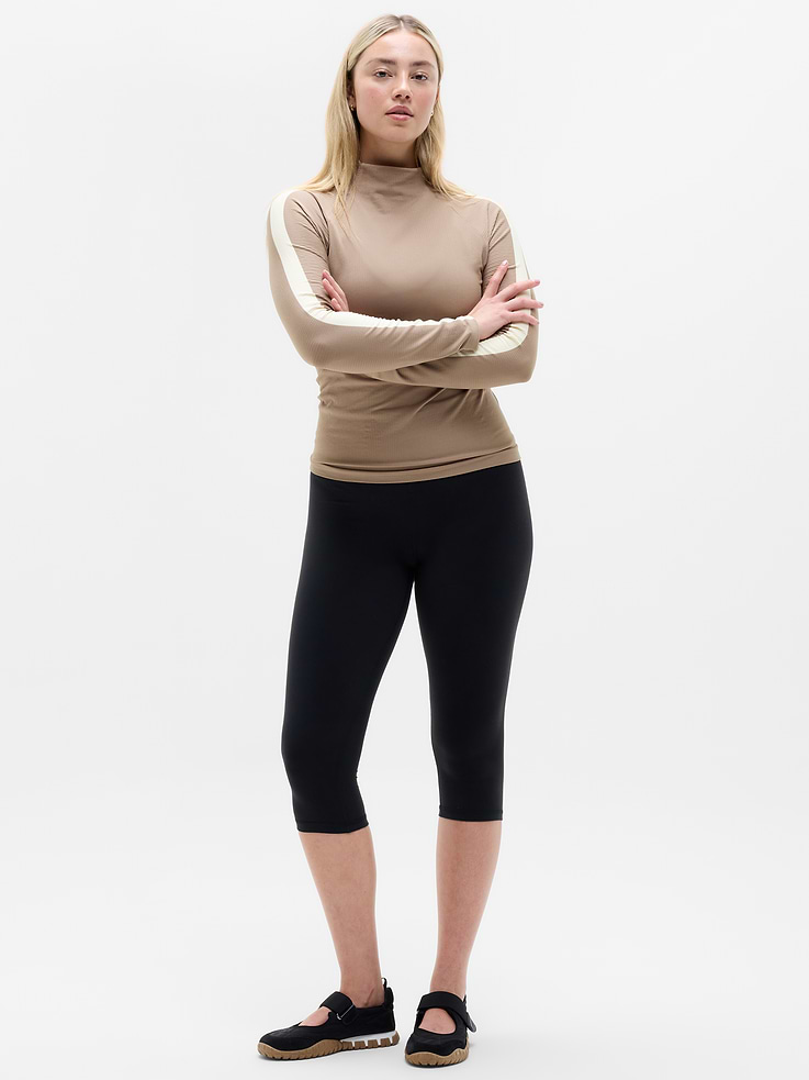 Image 5 of 7, Renew Seamless Mock Neck Top