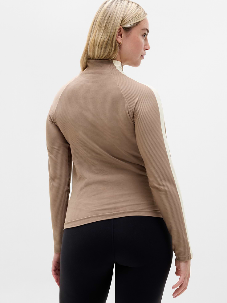 Image 6 of 7, Renew Seamless Mock Neck Top