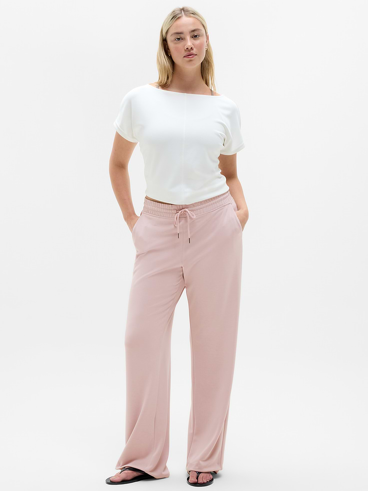 Image 4 of 6, Seasoft Mid Rise Straight Pant