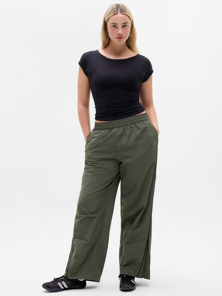 Image 4 of 6, On The Move Mid Rise Track Pant